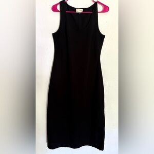 Universal Thread Black Sleeveless Sheath Dress Size M